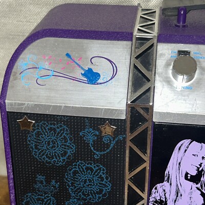 VINTAGE 2008 ORIGINAL Disney Hannah Montana Boombox CD Radio