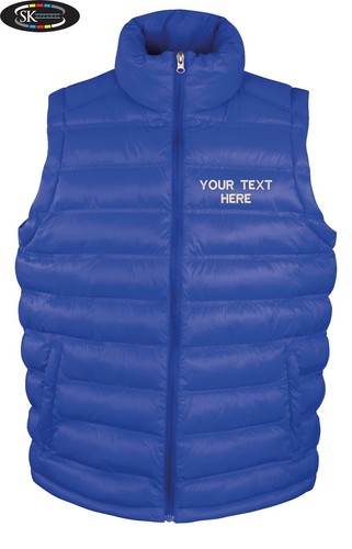 Personalised Embroidered Padded Polyester Bodywarmer Gilet Mens Ladies Work - Picture 6 of 7