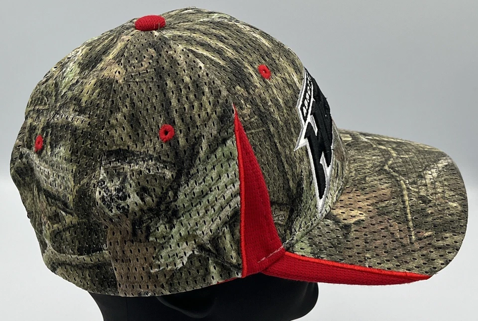 Abbotsford Heat Minor League AHL Hockey Sample Zephyr Stretch M/L Camo Hat Rare - Image 4 of 4