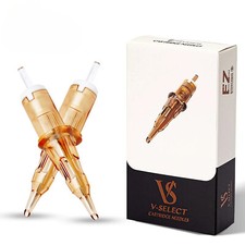 20Pcs/Box Tattoo Cartridge Needle 10 0.30mm Bugpin Round Liner for Tattoo Grips