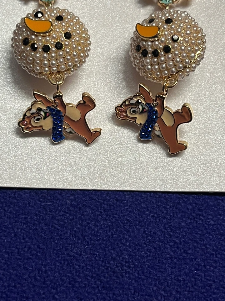 Pendientes Chip N Dale Holiday Baublebar Parks Disney NUEVOS 2023 Foto 3 de 4