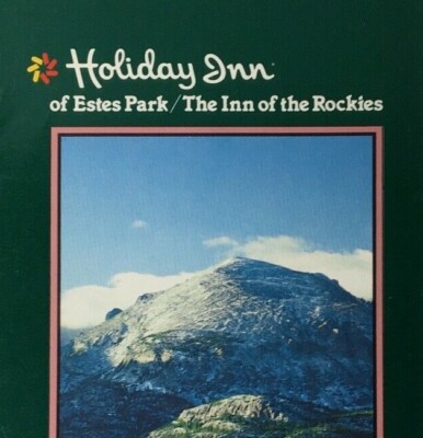 Holiday Inn of Estes Park Colorado Travel Brochure Color Photos Map c1980-90s