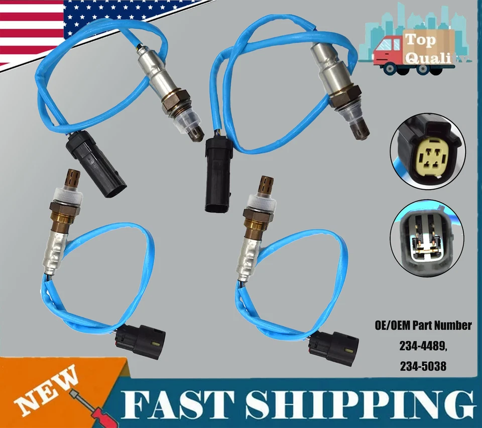 4 sensores de oxígeno para Ford Edge 11-14 Explorer 3,5 L Lincoln MKX Mazda CX-9 11-15 Foto 2 de 4