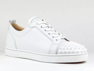 christian louboutin white trainers mens