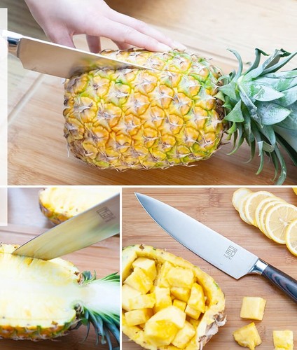 ISSIKI 013 Chef's Gyuto knife kitchen 7.87in 200mm Stainless steel japan DHL - Picture 5 of 12