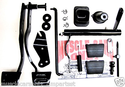 1969 Camaro Manual Transmission Clutch and Brake Pedals Assembly