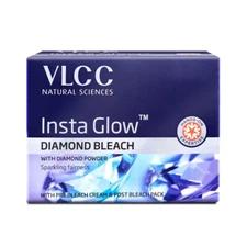3 x VLCC Insta Glow Diamond Bleach, 60 gm