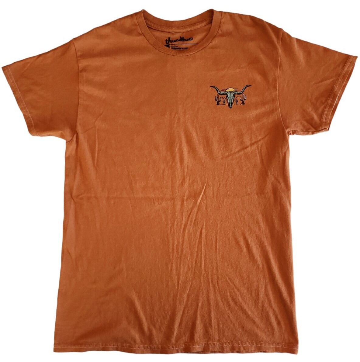 Western Ranch Cattle Horse Cowboy Desert Novelty Tee Shirt Mens Small NWT