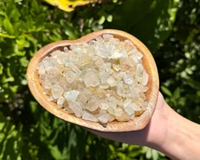 1/2 lb Bulk Lot Natural Rough Topaz Crystals (Raw Yellow Healing Gemstones 8 oz)