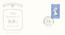 Queen Elizabeth II Coronation GB Guernsey FDC 1978 (140330)