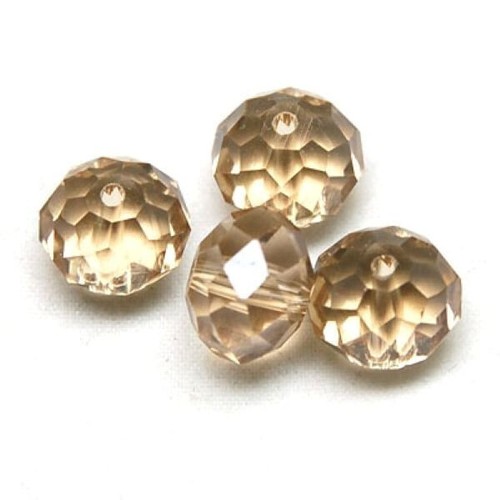 12mm, 14mm,18mm big sparkly flat round faceted rondelle Crystal Glass Beads - Picture 20 of 20