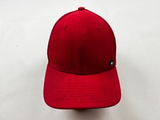 Quicksilver Hat Cap Stretch Fit Youth Red New Era Embroidered Kids Boys Casual