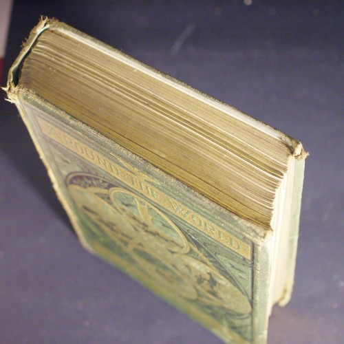 * Rare * Jules Verne Around The World in Eighty Days 4th Edition 1875 - Foto 23 di 24