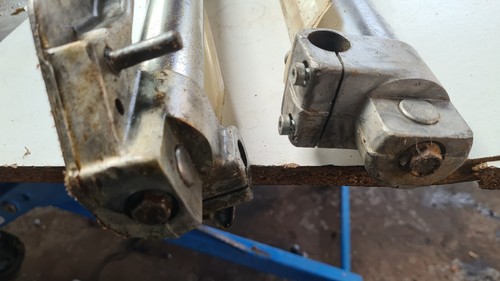 HUSABERG FC FE 350 450 KTM 90-95 ERA FRONT FORKS NEEDING REBUILD - Picture 3 of 6
