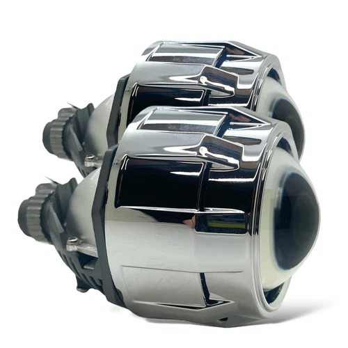 2 x 2.5" Full Bi-LED RHD Retrofit Projectors Lens like Xenon HID white hi/low - Picture 3 of 12