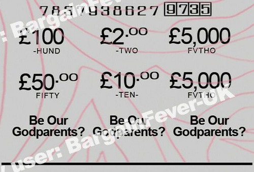 Will You Be My / Our Godmother Godfather Godparents Request Card Scratchcard - Picture 8 of 18