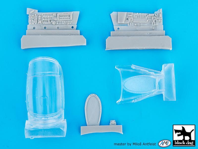 Black Dog 1/48 resin MiG-21MF & SMT Detail Set for Eduard kits - A48008 Black Dog 1/48 resin MiG-21MF & SMT Detail Set for Eduard kits - A48008