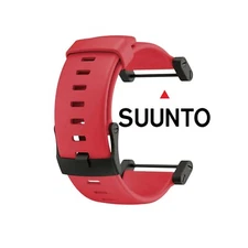 New 24mm SUUNTO Core Rubber Strap U Red Diver Watch Band PVD Adapter Set x1