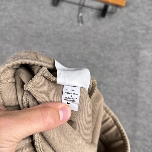 Nike Sportswear Tech Fleece Big Kids Pants Small S Beige/Black HV5869-247 - Picture 10 of 11