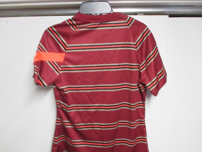 LIVERPOOL FC (NIKE) WOMENS SOCCER JERSEY (XS) NWT RED STRIPED (AXA