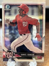 Daniel Johnson 2018 Bowman Chrome Prospect Washington Nationals  #BCP3 