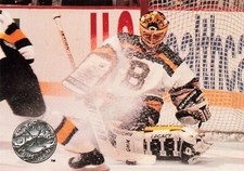 Andy Moog #4 1991-92 Pro Set Platinum Boston Bruins Near Mint or Better