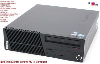 IBM LENOVO THINKCENTRE M71E 3132 I3 COMPUTER PC 500GB HDD IBM LENOVO THINKCENTRE M71E 3132 I3 COMPUTER PC 500GB HDD