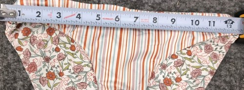 Volcom STRIPE MULTI Juniors' Flower Trip Hipster Bikini Swim Bottom, US XS - Picture 4 of 6