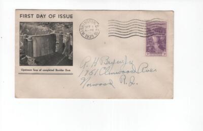 First day cover, Sc #774, Boulder Dam, Planty 11, unknown maker