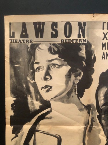 Title Unknown rare 1960s Greek Australian Movie Poster Lawson Theatre Redfern - Picture 3 of 6