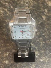 Orologio Sportivo Diadora 6126L-02M Donna Quadrante Blu Acciaio Rettangolare