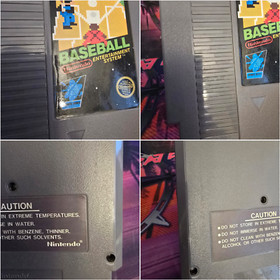 1985 Nintendo NES 3-Game Bundle [5 screw] Golf, Baseball & 10-Yard Fight