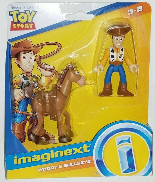 Woody & Bullseye Horse Toy Story 4 Movie Imaginext Figures HTF Toddler Toy eBay