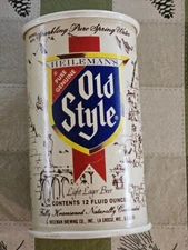 Vintage Old Style Beer Coin Bank 9.5" Handi-Craft Stock No. 2195 Heileman's Can