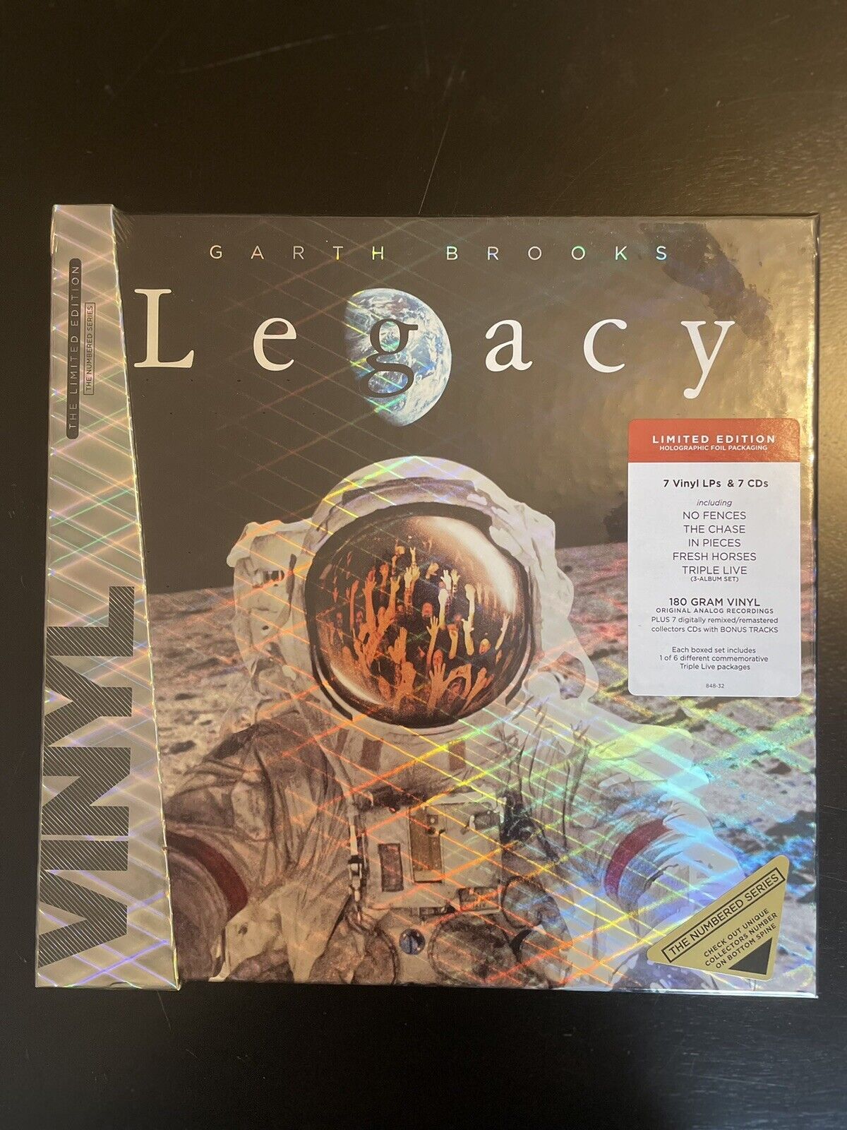 GARTH BROOKS Legacy Remixed/Remastered Box Set LP 7 Vinyl & 7 CDs SEALED 