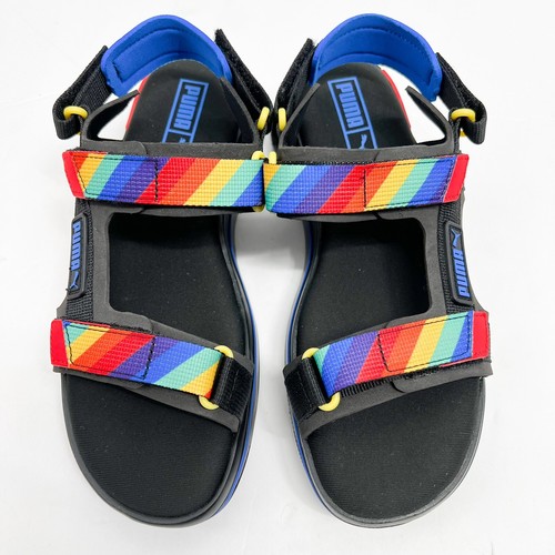 Puma Womens Future Rider Cushioned Footbed Rainbow Sport Sandals - Picture 4 of 10