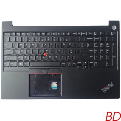 For Lenovo ThinkPad E15 Gen 1 Palmrest Cover W/ Backlit Keyboard C Shell Black