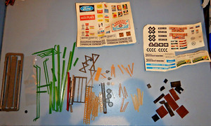 VTG Train Graphics Original Paper Cutouts, Clear Plastic & Plastic Bits & Bobs