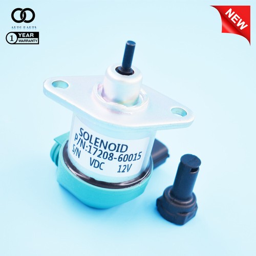 Fuel Shut Off Solenoid for Kubota D905 D1005 D1105 17208-60010 17208-60015 - Picture 2 of 6