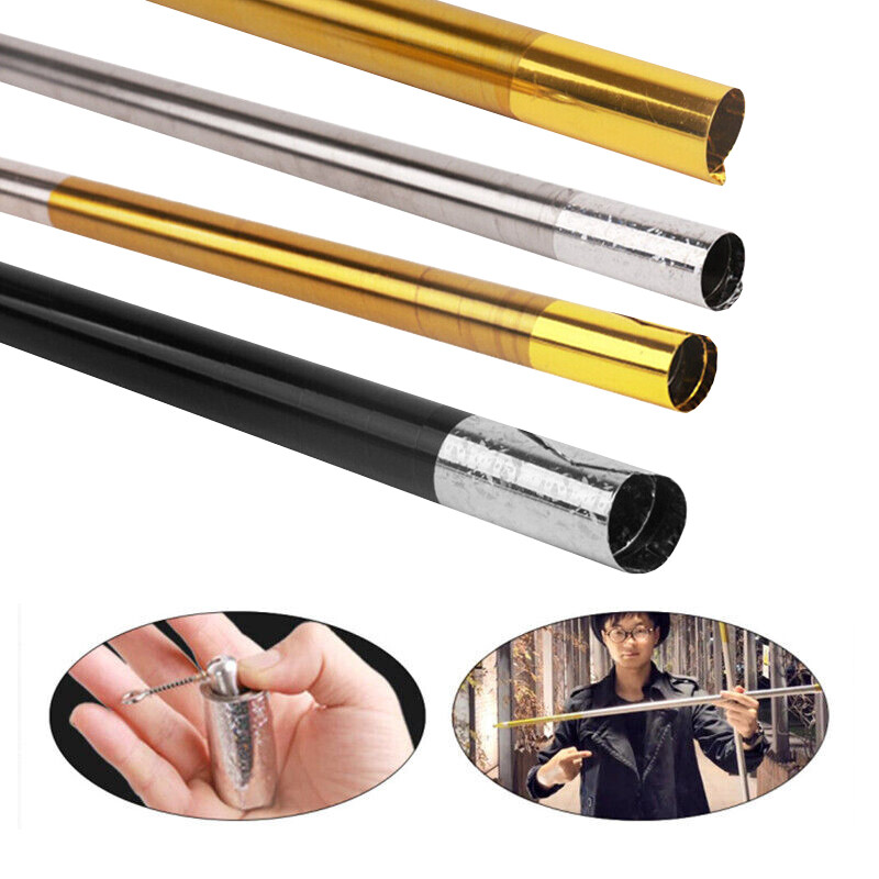 Magic Telescopic Portable Martial Arts Metal Pocket Staff Pocket 110cm
