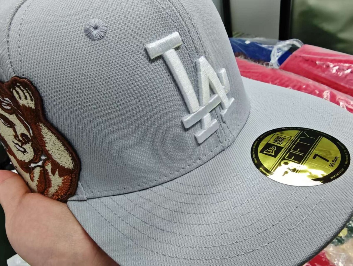 All NEW New Era Vintage Grey JON STAN x LA Dodge 59FlFTY Hat