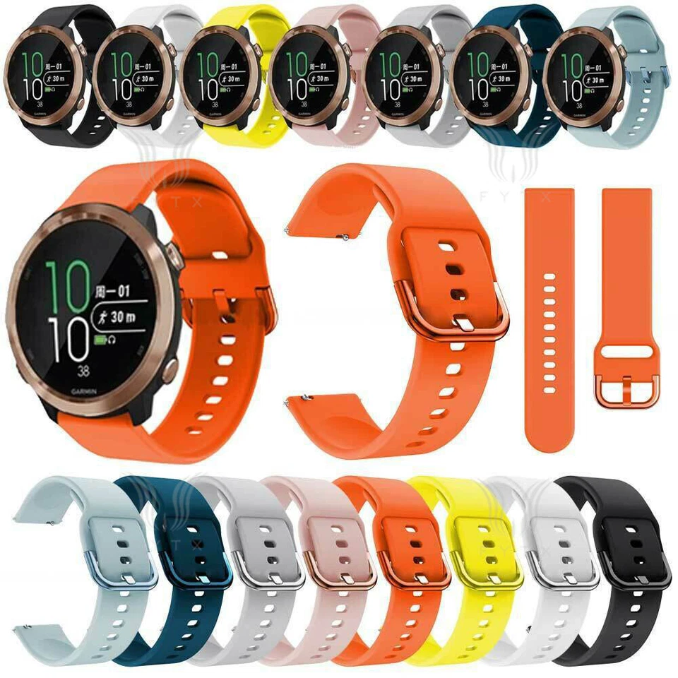 Weiches Silikon Armband Für Garmin Vivoactive 5 4 4S 3 Vivomove 3 Venu 3 3S 2 2S - Bild 2 von 4