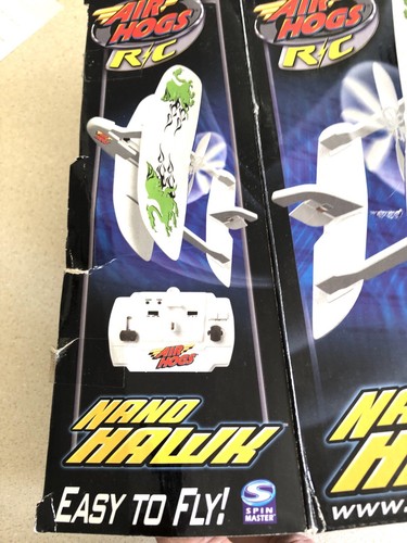 Air Hogs RC Indoor 2007 RTF Spin Masters Ultra Lite Nano Hawk Plane PARTS ONLY! - Picture 12 of 13