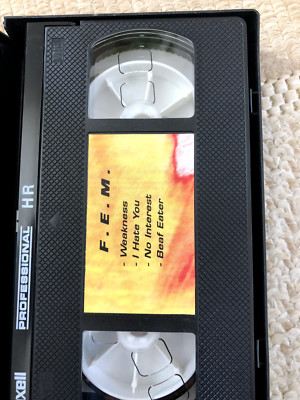 VHS Dokus: Musik: F.E.M. (Süddeutsche Indie/Underground Rockband) RARES DEMOTAPE