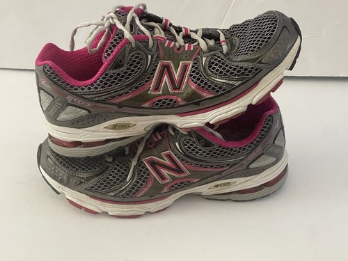 New Balance Womens Sneakers Size 10.5 Gray Pink Running Shoes Susan G Komen Cure - Picture 10 of 18