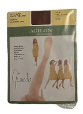 Vintage Agilon Seamless Gaymode Nylon Stockings Size B Suntan 9 10 NOS Penneys