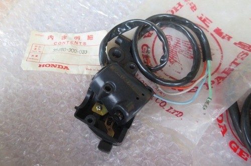 HONDA CB125 K5 CB175 CL175 K5 K6 SWITCH HANDLE SET R+L GENUINE NOS JAPAN - Picture 5 of 11