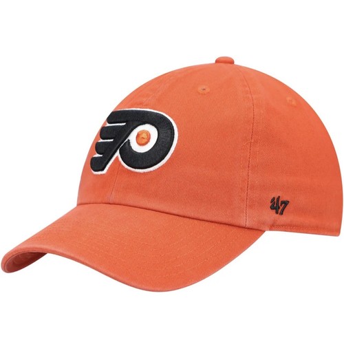 Men's '47 Orange Philadelphia Flyers Team Clean Up Adjustable Hat Large XL