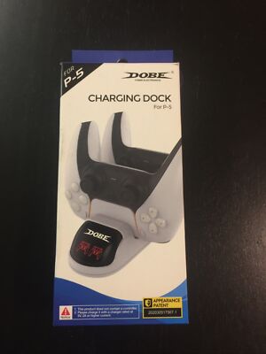 NexiGo Dobe PS5 Controller Charger, Upgraded Playstation 5 Charging Station Dock