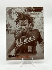 2023 Topps Stadium Club Sepia Parallel CJ Abrams Washington Nationals #184